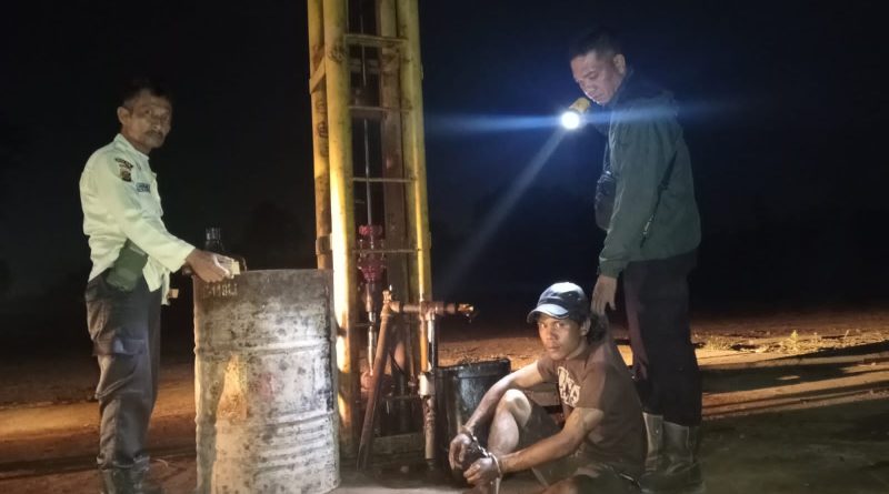 Tim Satgas Binter SKK Migas Gagalkan Aksi Pencurian Minyak Di Sumur MJ#140 Pertamina Field Ramba