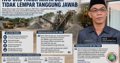 Aktivitas Tambang Batu Split di Desa Lengot Dikeluhkan, IWO OKU Timur Minta DLH tidak Lempar Tanggung Jawab