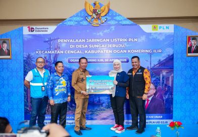 PLN UID S2JB Perluas Jangkauan Kelistrikan di OKI, Sungai Jeruju Kini Berlistrik