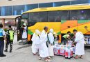 Kloter 11 Embarkasi Palembang Berangkat ke Tanah Suci, Jemaah Kenakan Pakaian Ihram Sejak dari Asrama Haji