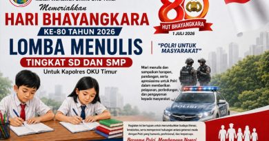 Sambut Hari Bhayangkara, IWO OKU Timur Gelar Lomba Menulis Tingkat SD dan SMP