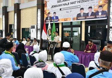 Sambut Kloter 12 di Palembang, Staf Ahli Kemenhaj Tekankan Pentingnya Menjaga Kemabruran Haji