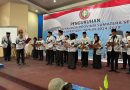 Riza Fahlevi Dikukuhkan Teguh Sumarno sebagai Ketua PGRI Sumsel Masa Bakti XXIII Tahun 2024-2029