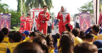 Peduli Kesadaran Keselamatan Sejak Dini, Pertamina Patra Niaga Refinery Unit Plaju Gelar Fire Fun Learning With Fire Brigade Kilang Plaju