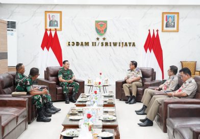 Amankan Aset Negara, Kodam II/Swj Teken Perjanjian Kerja Sama dengan BPN Provinsi Sumsel