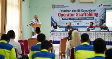 Sukses Gelar Pelatihan dan Sertifikasi Operator Scaffolding, Project Sumatra R&P, Kilang Plaju dan Disnakertrans Sumsel Dorong Kesiapan Tenaga Kerja Lokal