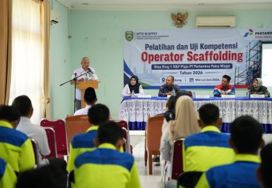 Sukses Gelar Pelatihan dan Sertifikasi Operator Scaffolding, Project Sumatra R&P, Kilang Plaju dan Disnakertrans Sumsel Dorong Kesiapan Tenaga Kerja Lokal