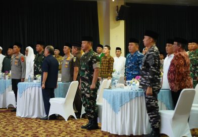 Kapoksahli Pangdam II/Swj Hadiri Doa Lintas Agama HUT Bhayangkara ke-80 di Polda Sumsel