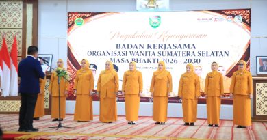 Lidyawati Cik Ujang Kembali Pimpin BKOW Sumsel, Periode 2026-2030