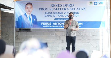Aspirasi Menjadi Langkah Nyata, Reses Anggota DPRD Sumsel Fenus Antonius Fraksi PAN