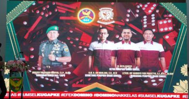 Sinergi Tanpa Batas, Kolonel Arm Heri Bayu Hadiri Lomba Domino Semarak HUT Korem 044/Gapo
