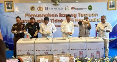 24.476 Lembar Uang Rupiah Tidak Asli Dimusnahkan Batosupal Sumsel