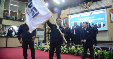 JMSI Sumsel Resmi Dilantik, Teguh: Jaga Kemerdekaan Informasi di Tengah Revolusi Industri Digital