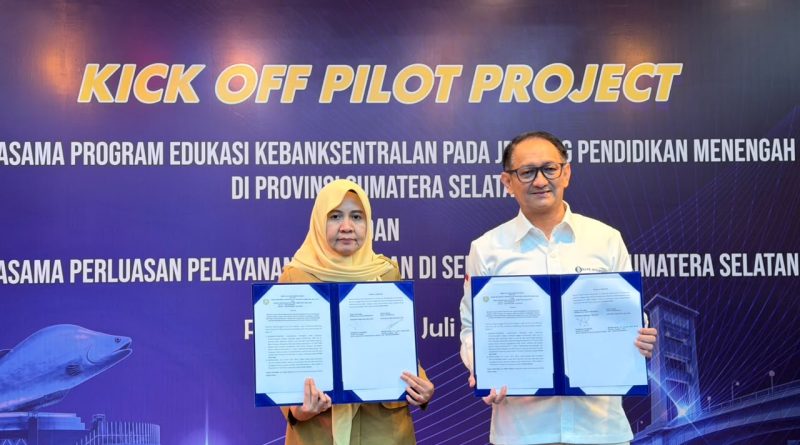 Bank Indonesia Provinsi Sumatera Selatan Luncurkan Inovasi Pilot Project Integrasi Edukasi Kebanksentralan dan Perluasan Layanan Penukaran Uang Rupiah