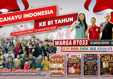 Semarak dan Sukses Perayaan HUT ke-81 Kemerdekaan RI di RT 33 Kelurahan Kertapati