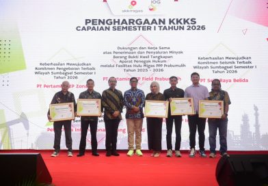 SKK Migas Berikan Penghargaan Kepada KKKS, Apresiasi Capaian Hulu Migas Wilayah Sumbagsel