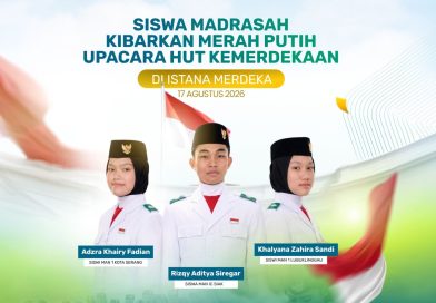 Tiga Siswa Madrasah Terpilih Jadi Paskibraka HUT ke-81 RI di Istana Merdeka