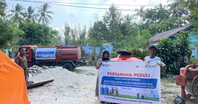 Tanggap Bencana Sigi, Kilang Plaju Salurkan 75 Ribu Liter Air Bersih untuk Korban Gempa