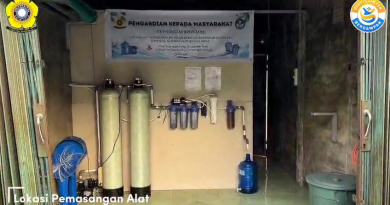 PENGABDIAN KEPADA MASYARAKAT (PKM)  Universitas Sriwijaya Hadirkan Teknologi Membran Poliamida untuk Mendukung Air Minum Layak di Desa Tanjung Kurung