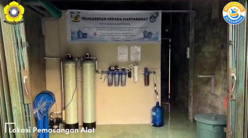 PENGABDIAN KEPADA MASYARAKAT (PKM)  Universitas Sriwijaya Hadirkan Teknologi Membran Poliamida untuk Mendukung Air Minum Layak di Desa Tanjung Kurung
