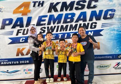 Tiga Bersaudara Atlet Renang Muda Palembang Borong 16 Medali di Piala Karya Muda