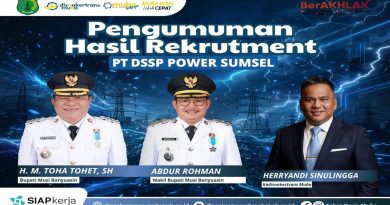 Empat Putra-Putri Terbaik Muba Lulus Seleksi Program EDP & PTPL di PT DSSP Power Sumsel