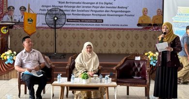 “Bijak Bertransaksi Keuangan di Era Digital dengan Menjaga Keluarga dari Jeratan Pinjol dan Investasi Bodong”, Sosialisasi Literasi Keuangan oleh BKOW Sumsel