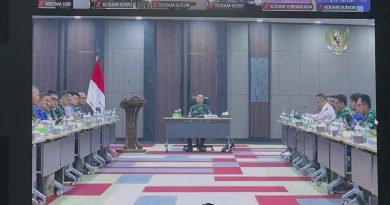 Kasdam II/Sriwijaya Ikuti Rakornis TMMD ke-130 TA 2026 Secara Vicon, Siap Akselerasi Pembangunan Wilayah