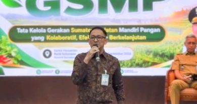 GSMP Naik Kelas, Sumatera Selatan Bangun Ekosistem Pangan dari Hulu hingga Hilir