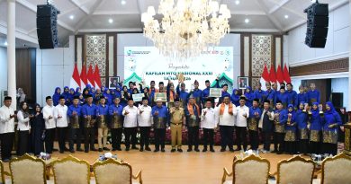Tembus 6 Besar MTQ Nasional, Duta Qur’an Sumsel Disambut Hangat di Griya Agung