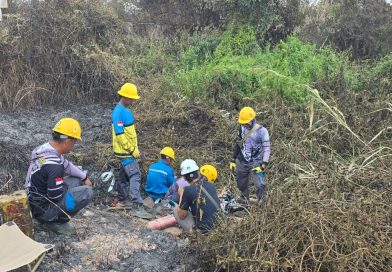 Peduli Karhutla, PLN UP3 Palembang Gerak Cepat Pulihkan Infrastruktur Terdampak di Tanjung Api Api