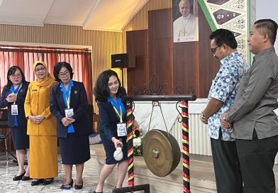 Lusia Hendarti Ketua Presidium WKRI DPP Sumsel Keuskupan Agung Palembang Periode 2026-2031, Hasil Konfercab XI di Palembang