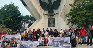 Forum Jurnalis Sumsel Doa Bersama untuk 5 Jurnalis yang Hilang saat Peliputan Erupsi Anak Krakatau