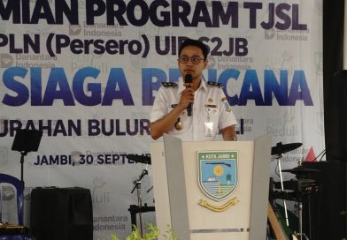 PLN UP3 Jambi Resmikan Desa Siaga Bencana Buluran Kenali, Perkuat Kesiapsiagaan Warga Hadapi Banjir