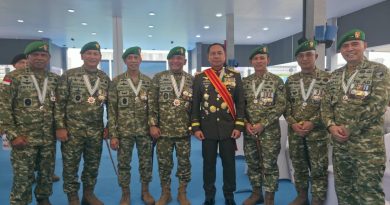 Pangdam II/Sriwijaya Hadiri Peringatan HUT Ke-81 TNI di Mabes Cilangkap