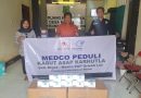 Hadapi Dampak Karhutla, SKK Migas dan Medco E&P Salurkan Ribuan Kotak Masker ke 14 Desa di Muba