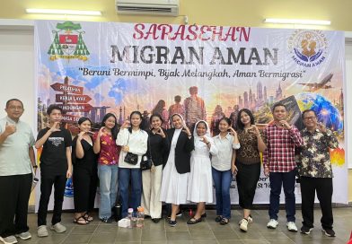 Komisi KP, JPIC, dan JPR Dehonian Keuskupan Agung Palembang Gelar Sarasehan Migran Aman di Palembang, Bentengi Orang Muda dari Perbudakan Modern