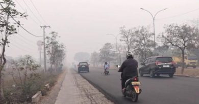 Kabut Asap Kembali Hadir Selimuti Kota Palembang