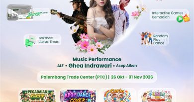 Tring! Gold Festival Hadir di Palembang, Ghea Indrawari Meriahkan Puncak Acara 1 November 2026