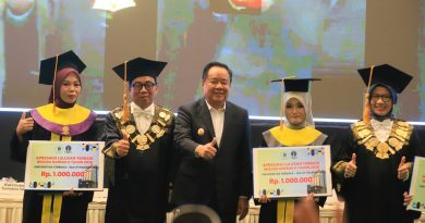 Wagub Cik Ujang Dorong Lulusan UT Palembang Berkontribusi Nyata bagi Pembangunan Sumsel